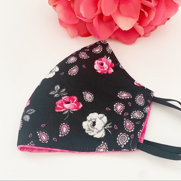 2/$20 Triple Layer Handmade Face Mask - Picture 3 of 3